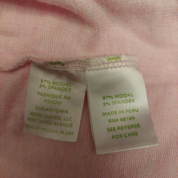 Lilly Pulitzer luxletic oversize blush pink long sleeve top small - Picture 13 of 13